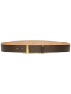 BALLY OUTLINE GRAINED-TEXTURE BELT