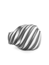 David Yurman Sterling Silver Sculpted Cable Ring In Silver