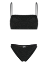 Hunza G Gigi Lurex Bikini In Black