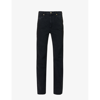 Khaite Danielle Straight-leg Mid-rise Recycled Denim Jeans In Prescott