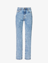Khaite Danielle High-rise Straight Jeans In Bryce
