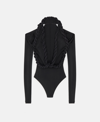Stella Mccartney Braided Rope Cut-out V-neck Bodysuit