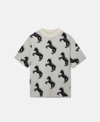 Stella Mccartney Pixel Horse Jacquard T-shirt