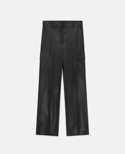 Stella Mccartney Alter Mat Cargo Trousers In Black