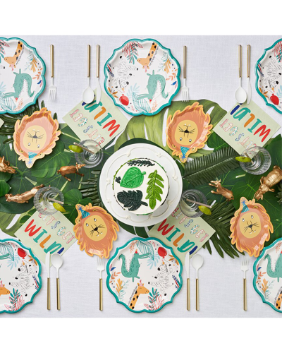 SOPHISTIPLATE SOPHISTIPLATE PARTY ANIMAL 76PC PLACE SETTING (SERVICE FOR 8)