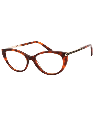 Swarovski Demo Cat Eye Ladies Eyeglasses Sk5413 052 51 In Brown