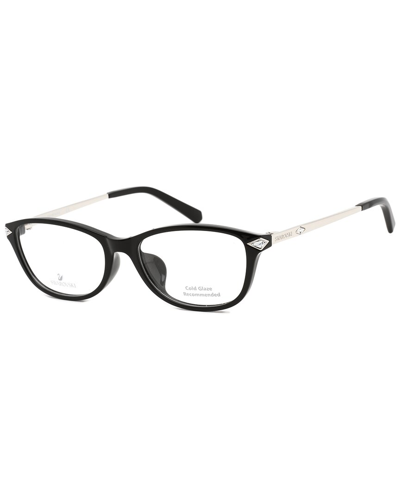 Swarovski Women's Sk5293-d  52mm Optical Frames In Black