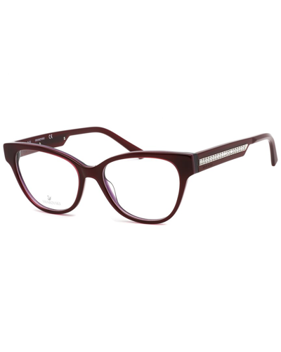 Swarovski Women's Sk5392 51mm Optical Frames In Purple