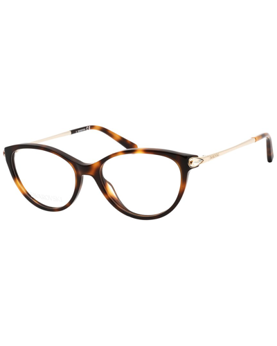 Swarovski Women's Sk5349/v  53mm Optical Frames In Brown