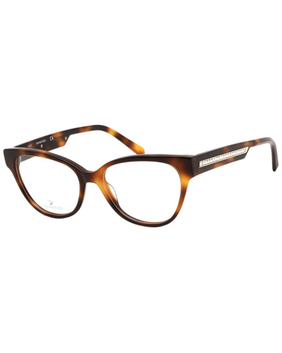 Swarovski Women's Sk5392 51mm Optical Frames In Brown