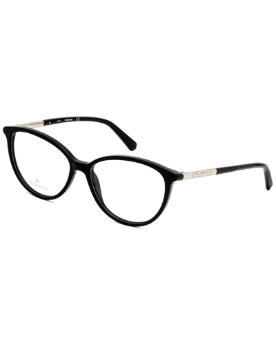 Swarovski Women's Sk5385 54mm Optical Frames In Black