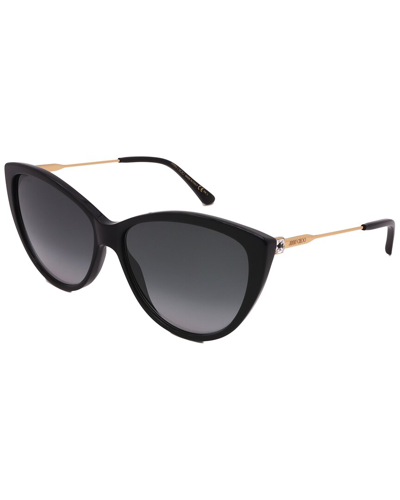 Jimmy Choo Women's 60 Mm Sunglasses In Black