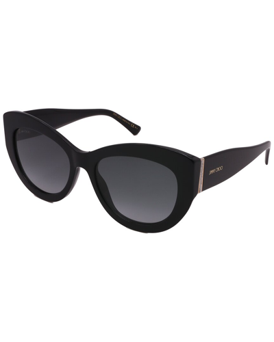Jimmy Choo Jc Xena/s 807/9o Sunglasses In Black
