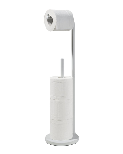 Sunnypoint Toilet Paper Holder With Circle Base In White
