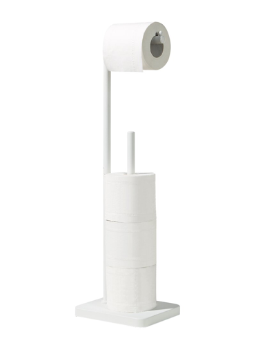 Sunnypoint Toilet Paper Holder With Rectangle Base In White
