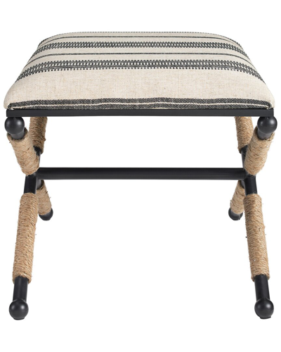 Linon Furniture Linon Logue Campaign Ottoman