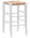 LINON FURNITURE LINON GIANNA BACKLESS COUNTER STOOL SET OF 2