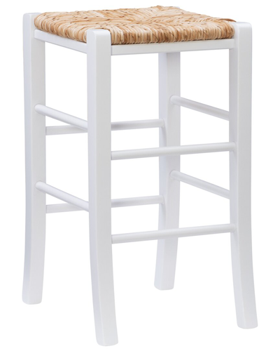 Linon Furniture Linon Gianna Backless Counter Stool Set Of 2 In White