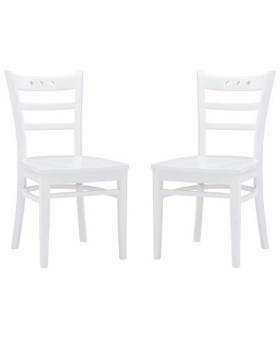 Linon Furniture Linon Darby Chair Set Of 2 In White