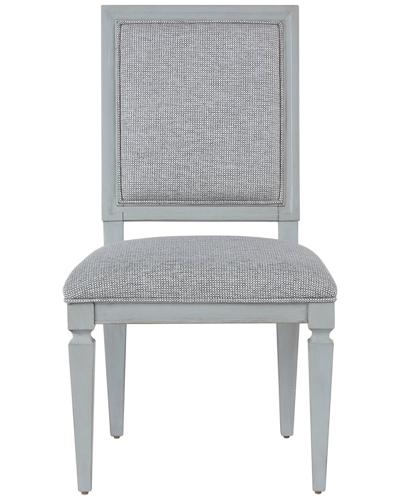 Universal Furniture Woven Accent Side Chair Pair In Grey