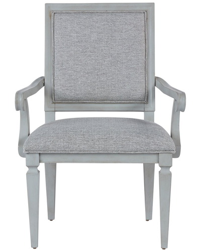 Universal Furniture Woven Accent Arm Chair Pair In Grey