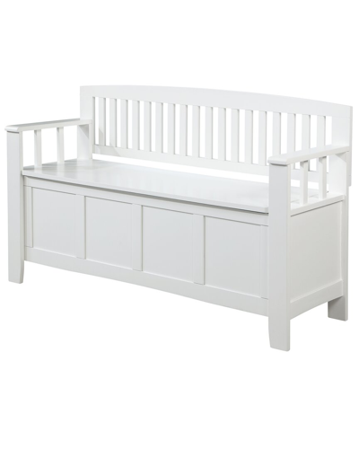 Linon Furniture Linon Cynthia Storage Bench In White