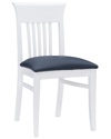 Linon Furniture Linon Jenny Upholstered Chair Set Of 2 In White
