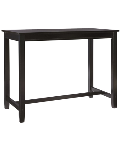 Linon Furniture Linon Claridge 36in Counter Height Pub Table In Black