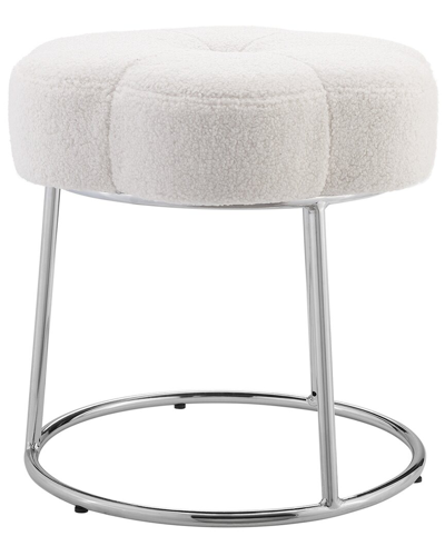 Linon Furniture Linon Seraphina Stool Sherpa