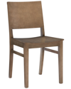 LINON FURNITURE LINON SET OF 2 DEVIN NATURAL SIDE CHAIRS