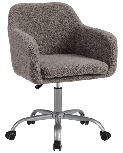 Linon Furniture Linon Rylen Office Chair In Grey