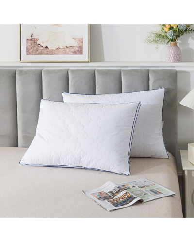 Royal Velvet Tufted Down Alternative Comforter In White