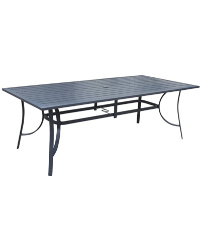 Courtyard Casual Santa Fe Large Silver Dining Table