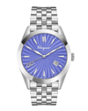 Ferragamo Classic Quartz Watch With Purple Guilloche Dial