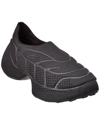 Givenchy Giv Tk-360 Plus Black Stretch-knit Sneakers In Black