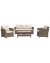 Courtyard Casual Capri 4 Pc Sofa Set