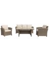 Courtyard Casual Capri 4 Pc Sofa Set
