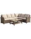 Courtyard Casual Capri 5 Pc Sectional Set