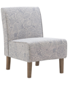 LINON FURNITURE LINON LILY UPHOLSTERED SLIPPER CHAIR