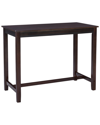 LINON FURNITURE LINON CLARIDGE 36IN COUNTER HEIGHT PUB TABLE