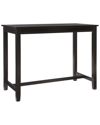 Linon Furniture Linon Claridge 36in Counter Height Pub Table In Black