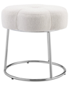 LINON FURNITURE LINON SERAPHINA STOOL SHERPA