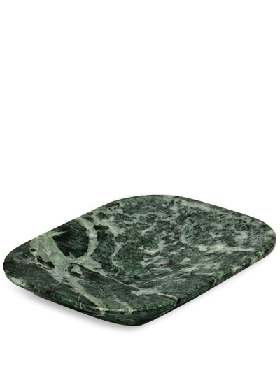 Marsotto Edizioni Gravita Rectangle-shape Tray In Green