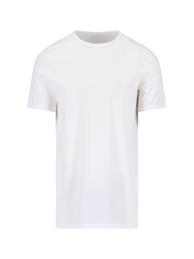 Rick Owens Drkshdw "luxor Level" T-shirt In White