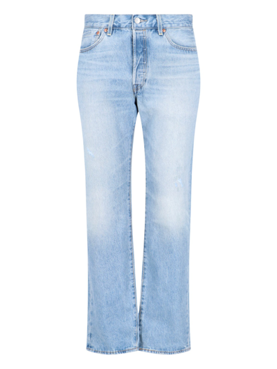 Levi's Strauss "501" Jeans In Light Blue