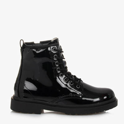 Lelli Kelly Kids' Girls Black Patent Leather Ankle Boots