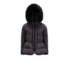 MONCLER COLLECTION LOCUSTELLE SHORT DOWN JACKET BLACK