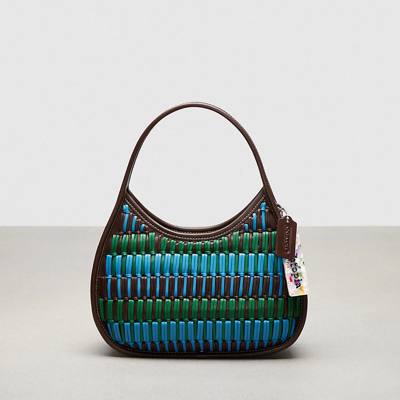 Coach Topia In Green/bright Blue Multi