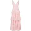 NEEDLE & THREAD CANDICE RUFFLED TULLE GOWN