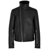 RICK OWENS SHEARLING LEATHER JACKET